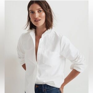 NWOT Madewell Fitted Classic Oxford shirt - womens size M